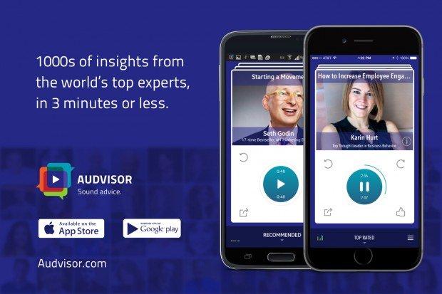 I consigli dai migliori esperti grazie all'app Audvisor