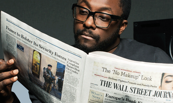 Will.i.am diventa il nuovo volto di Make Time per il Wall Street Journal