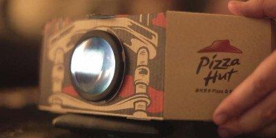 Blockbuster Box: il packaging smart di Pizza Hut che diventa proiettore