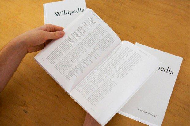 Wikipedia diventa cartacea