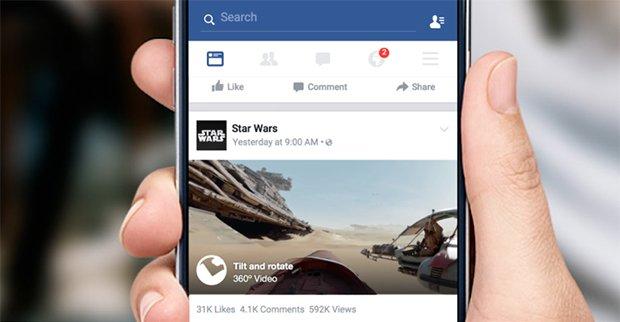 Anche su Facebook arrivano i video 360°