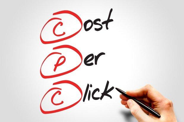 Cost Per Click (CPC) acronym business concept