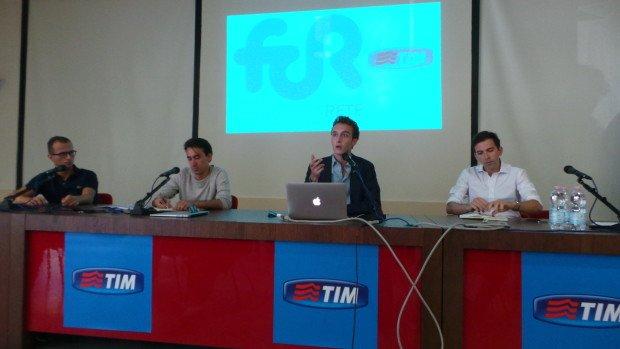 Marco De Rossi, Giacomo Moiso e Alessandro Rimassa alla Festa della Rete 2015