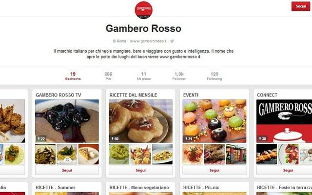 Gambero Rosso Pinterest