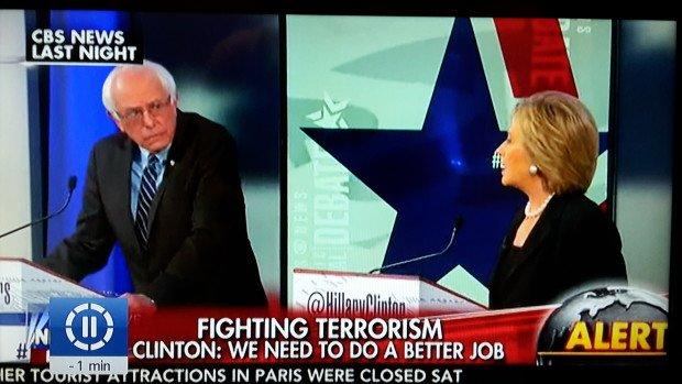 Il dibattito tra Hillary e Sanders il focus si è concentrato su guerra al terrorismo ed economia.