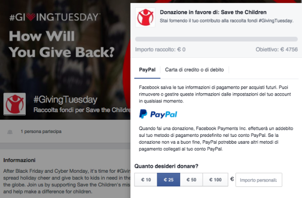 #GivingTuesday: la campagna di Save The Children