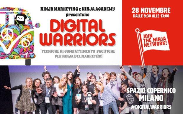 Digital Warriors: i protagonisti dell’evento targato Ninja Marketing