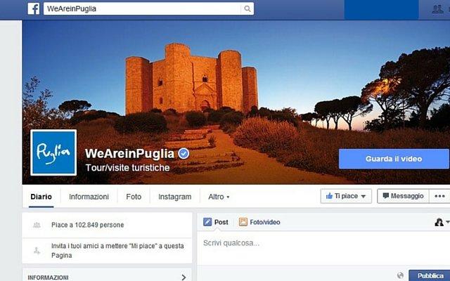 Facebook Pugliapromozione Turismo