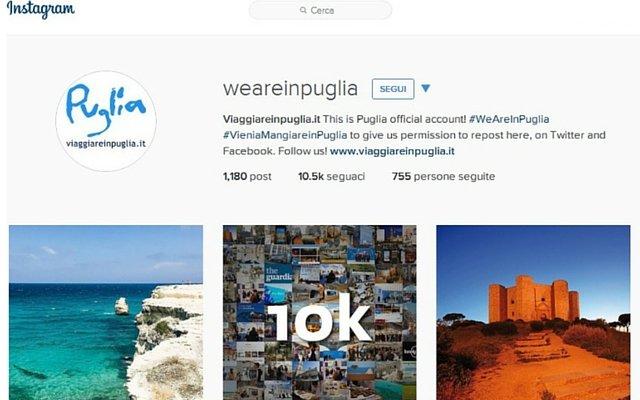 Instagram Pugliapromozione Turismo