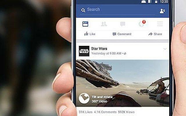 Facebook video 360 gradi