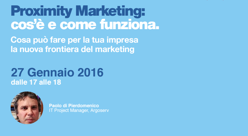 cos'è il proximity marketing