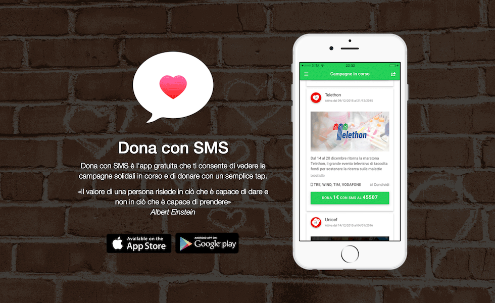 DONA CON SMS