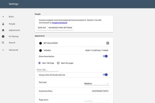 material design chrome