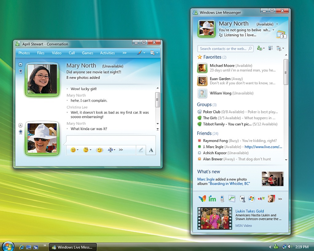 social network- msn messenger