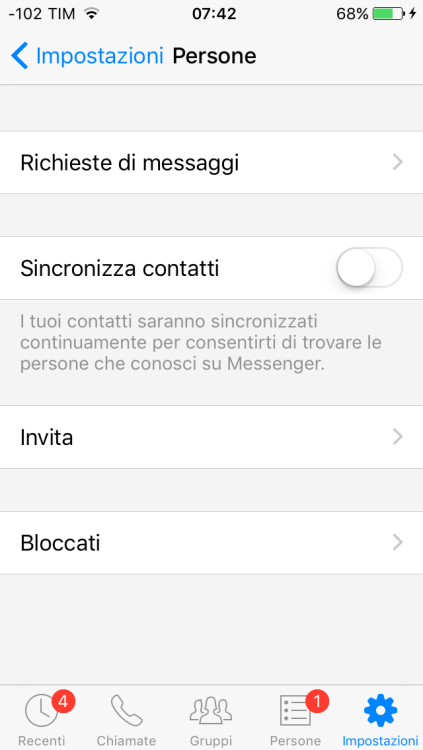 i messaggi perduti di facebook messenger 3