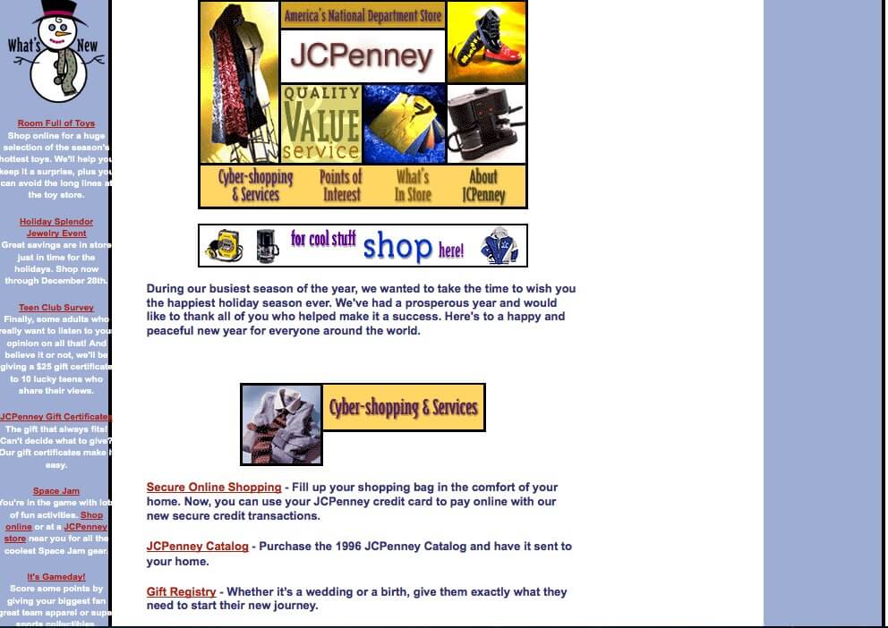web design anni '90