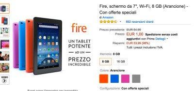 Amazon e il mistero dei Kindle Fire a un euro