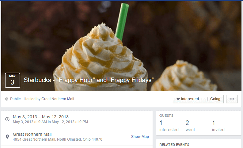 Starbucks-Frappy-Hour-Event