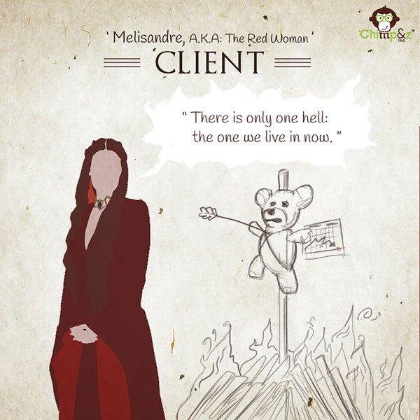 Se i personaggi di Game of Thrones lavorassero in un’agenzia pubblicitaria