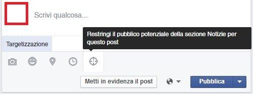 targetizzazione post facebook