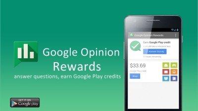 Guadagnare credito per il Google Play Store? Semplice, con Google Opinion Rewards!