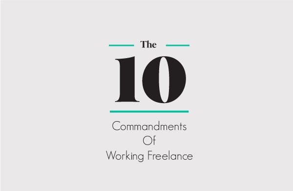 Vita da freelance: i 10 comandamenti in un’infografica