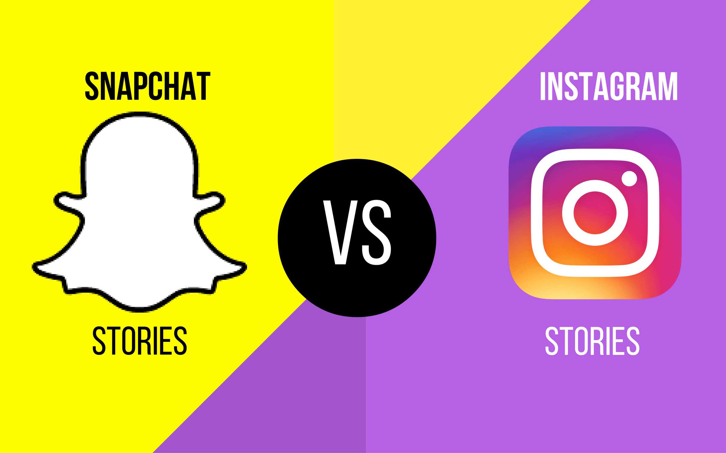 Instagram VS Snapchat