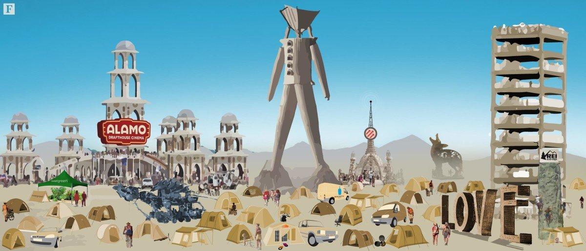 The Burning Man, come i brand accendono i Burners