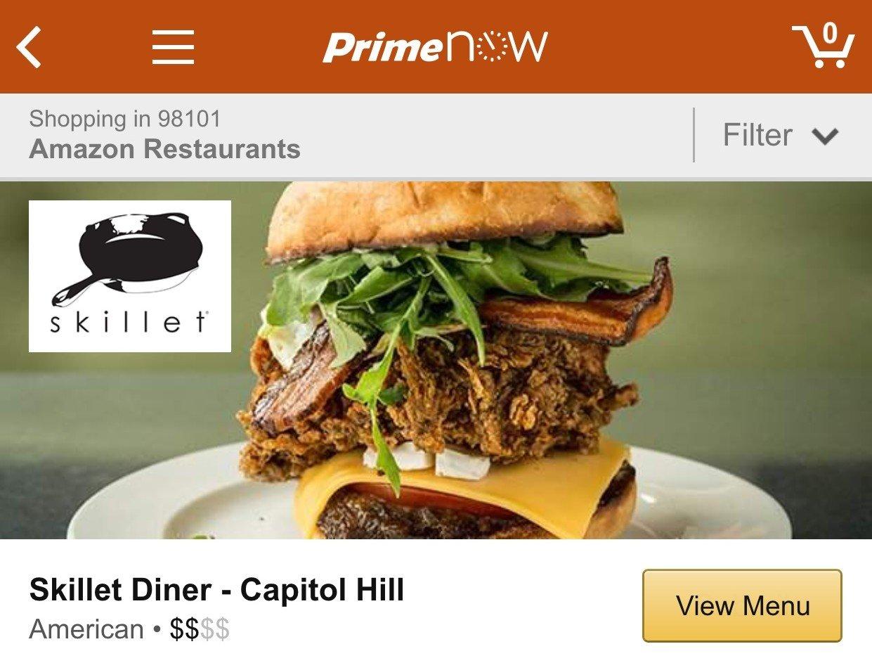 Amazon Restaurants, il restaurant delivery a Londra