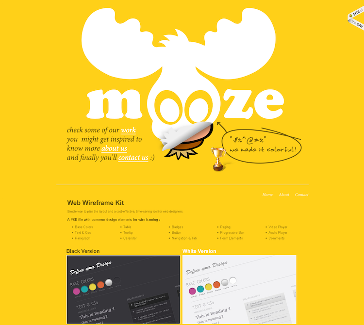 colori nel web design_giallo