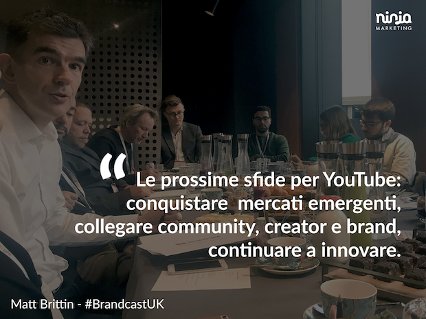 Tutte le ultime novità su YouTube direttamente da Brandcast UK