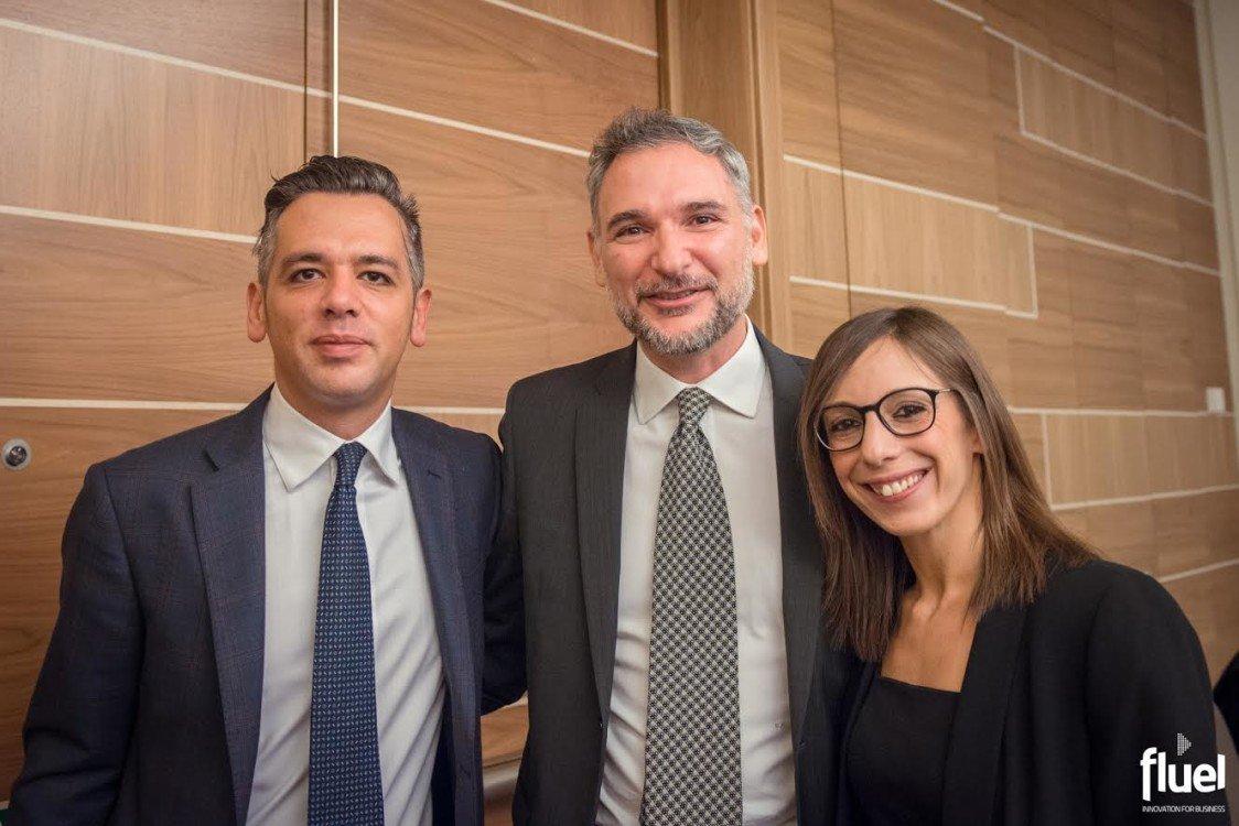 Da sinistra: Aldo Razzino, Salvatore Palange e Michela Pollazzon (© Fuel).