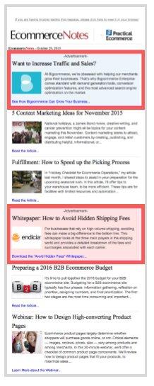 practical ecommerce email advertising best practice