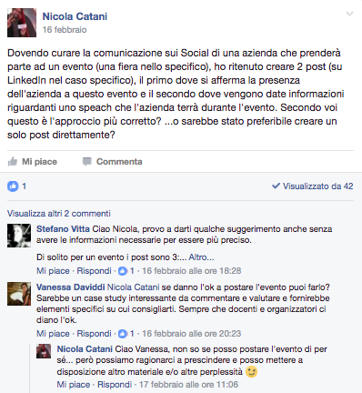 1 Screeshot CONSIGLIO - Confronto con il gruppo (1)