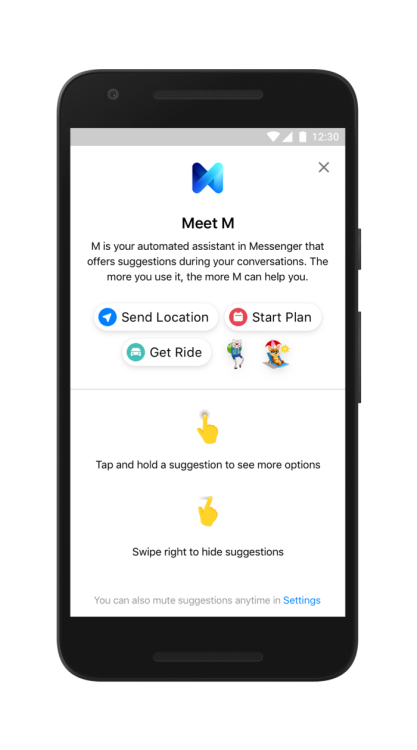 M, l'assistente per Facebook Messenger