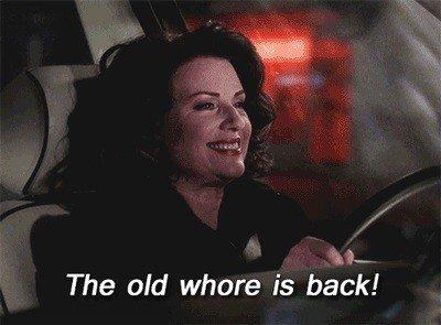 Karen Walker, over 40.