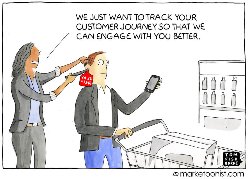 customer journey cartoonist