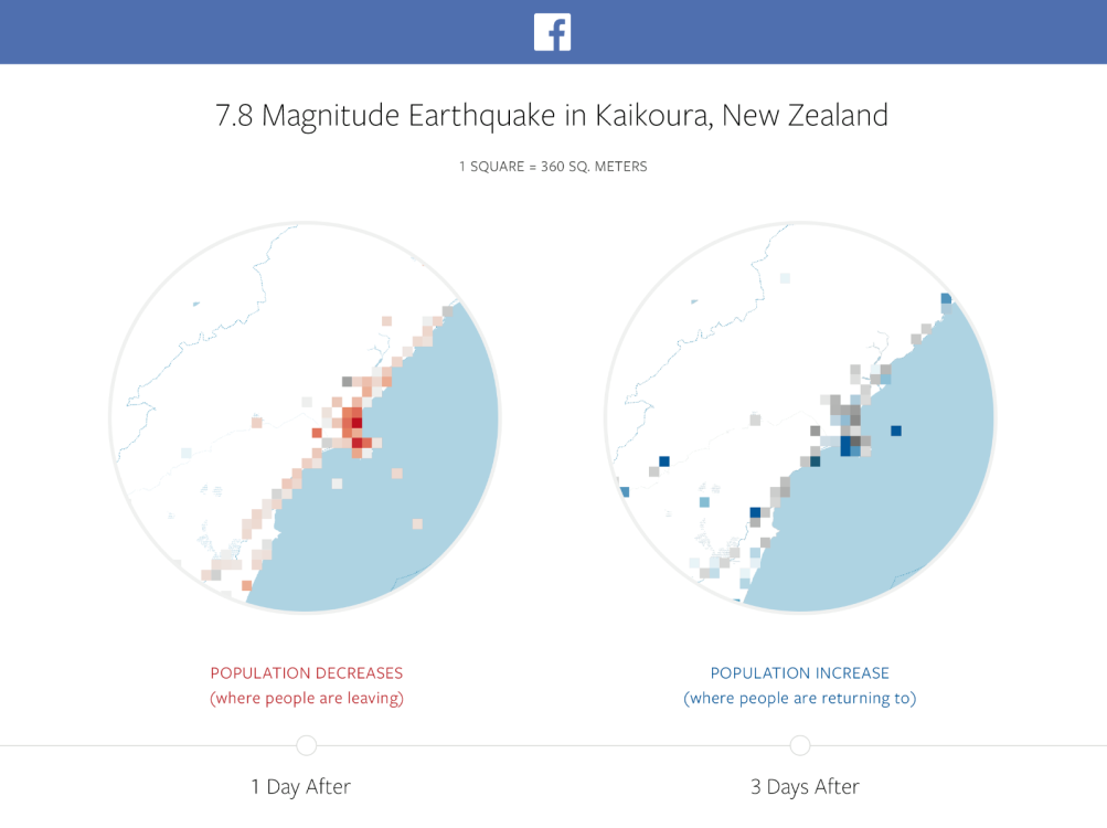 Facebook Disaster Map per fornire informazioni durante i disastri ambientali