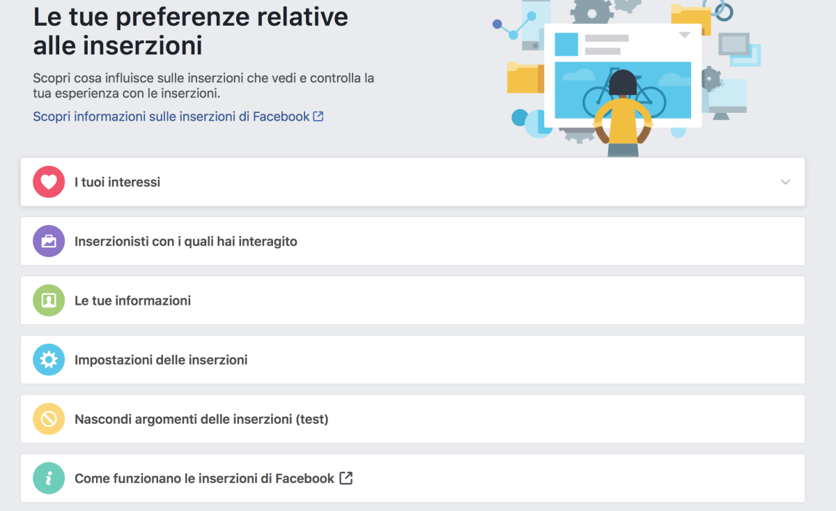 le impostazioni nascoste di facebook