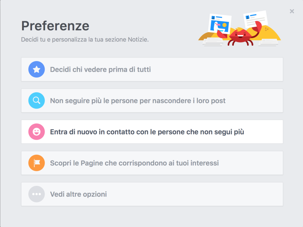 le impostazioni nascoste di facebook