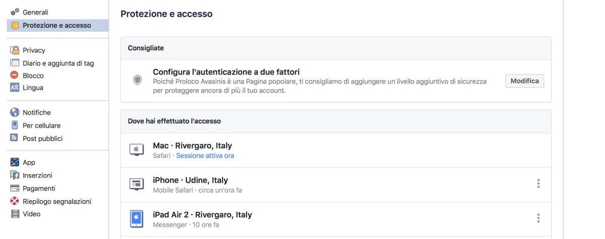 le impostazioni nascosta di facebook