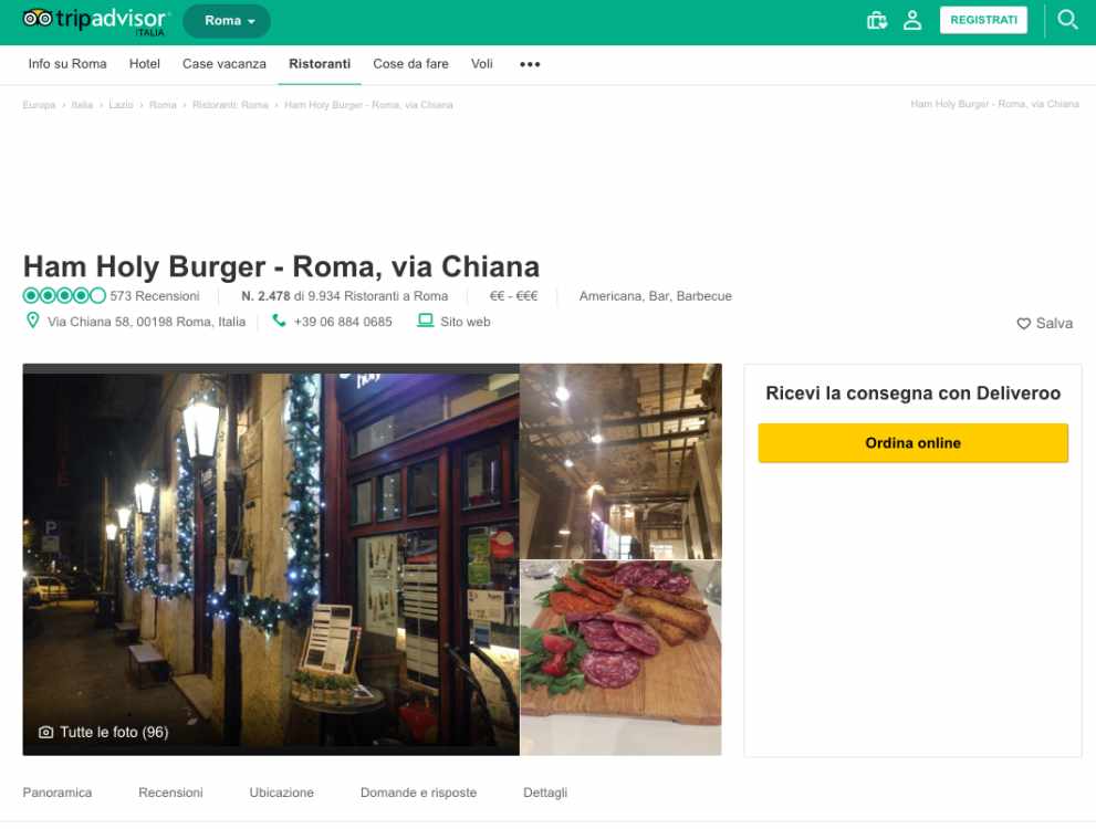 accordo tripadvisor deliveroo