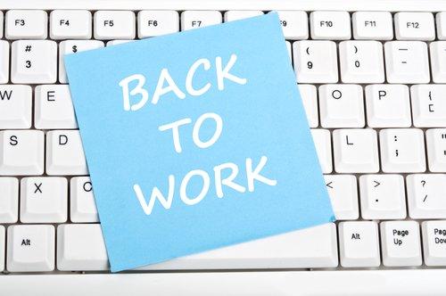 Back to work 