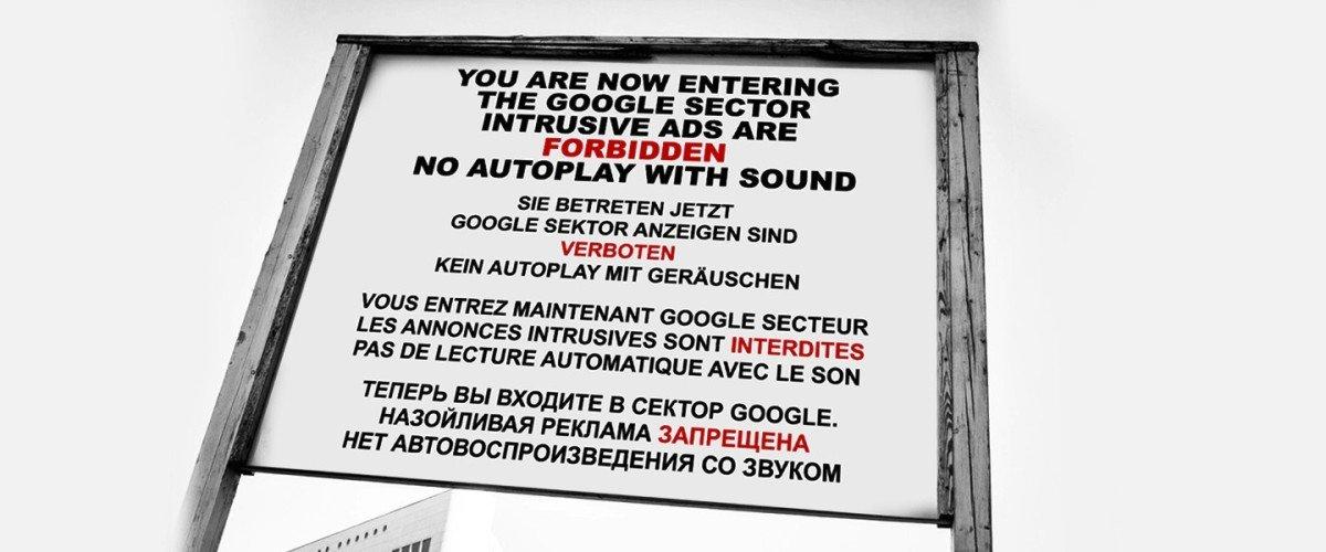 Google giudica gli ads invadenti