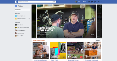 Facebook lancia Watch Tab: la nuova feature che reinventa l’esperienza video