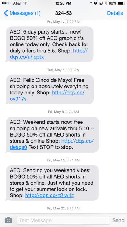 american eagle mobile marketing