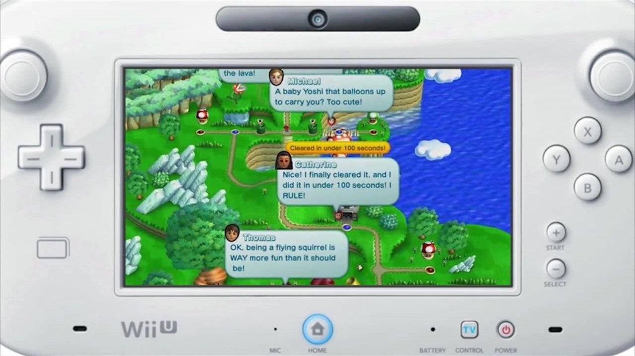 Commenti degli utenti costellano i livelli di Super Mario Bros U
