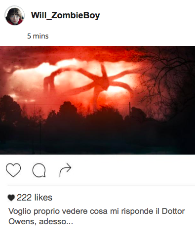 Stranger things instagram