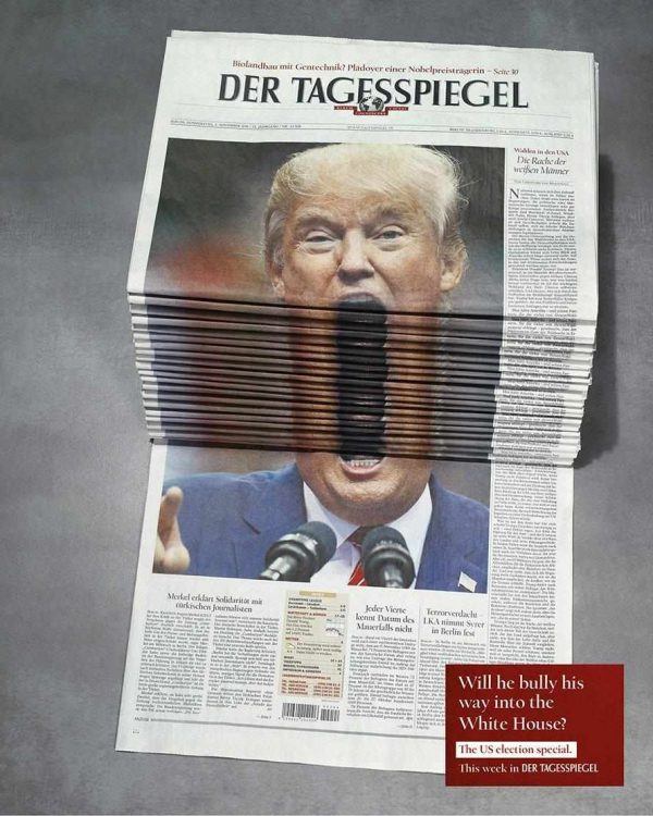 Tagesspiegel_Newspaper-Stack_Trump