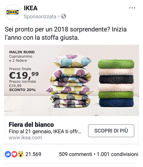 scrivere copy efficaci per le facebook ads